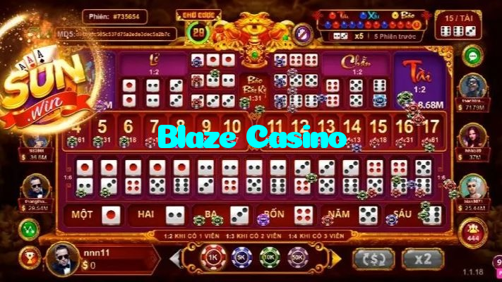 Blaze Casino casino presented on mobile device in Pakistan with slots and live games